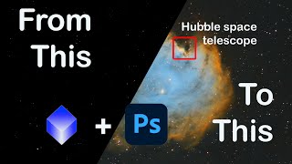 How I process my photo from a 15 000 telescope and compare it to a 16 000 000 000 space telescope [upl. by Ashla853]