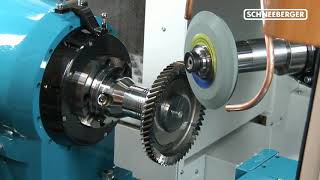 Shaper Cutter regrinding on Schneeberger CNC tool grinder [upl. by Aerahs]