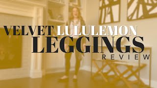 NEW Lululemon Velvet Leggings Review  Are the Wunder Lounge Tights WUNDERful and the best leggings [upl. by Pincus]