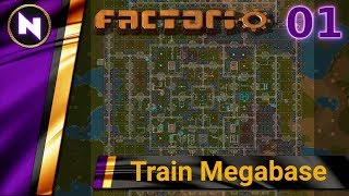 Factorio 018 Train Megabase 1 BASE TOUR AND PLANNING [upl. by Kurtz]