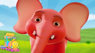 Ek Mota Hathi Ghumne Chala एक मोटा हाथी Hindi Cartoon and Kids Animated Videos [upl. by Thekla]