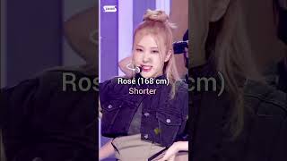 Am I taller or shorter than blackpink blackpink kpop edit subscribe shorts [upl. by Vasti188]