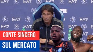 Calciomercato Napoli CONTE avvilito sentite cosa dice 😱 [upl. by Mahau]