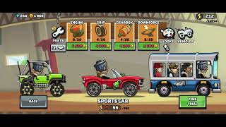 Hill Climb Racing 2 Play Adventure cup play NEW CAR Sport Car with Nitro Boost and Merry Chistmas [upl. by Ylrbmik]