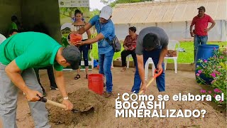 ¿Cómo se elabora el bocashi mineralizado para nuestros cultivos [upl. by Ishmael]