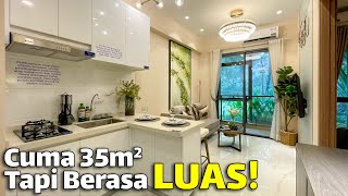 Apartemen 35m2 dengan Konsep Open Space  SkyHouse BSD [upl. by Eesak]