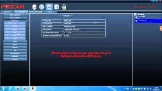 Foscam Client Software Video Tutorial How to setup wireless settings [upl. by Ailedroc355]