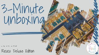 Rococo Deluxe Edition  3Minute Unboxing [upl. by Ortiz]