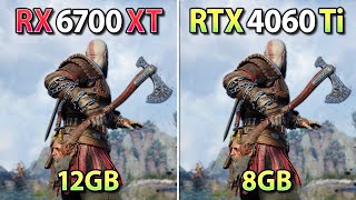 RX 6700 XT vs RTX 4060 Ti  Test in 10 Games  DLSS 3 amp FSR 31 Frame Generation [upl. by Rocca]