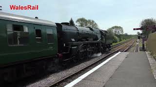 EddyStone 34028 at Swanage Railway 5th May 2024 [upl. by Allene28]