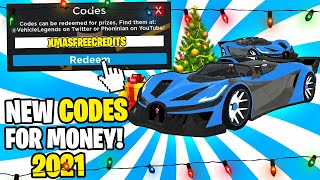 NEW ALL WORKING CODES FOR VEHICLE LEGENDS DECEMBER 2021 ROBLOX VEHICLE LEGENDS CODES [upl. by Ieluuk]