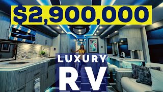 29 MILLION LUXURY RV  Foretravel Prevost Conversion Motorhome [upl. by Gnem35]