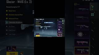 M426 glacier level 4 ☺️ bgmi m416glacier pubgmobile shorts youtubeshorts [upl. by Dranyer]