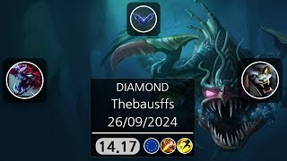 Thebausffs  ChoGath VS Rengar  RANKED  26092024 [upl. by Arual748]