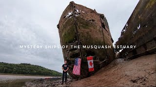 Mystery ships of the Musquash Estuary New Brunswick Canada WWII Ships Found 75th anniversary [upl. by Pren881]