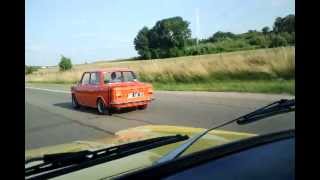 Simca 1100 TI et 1000 Rallye sur lAutoroute [upl. by Judus262]