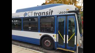 CT Transit 20162017 New Flyer XD40 1606 On Route 84 To Downtown Hartford Audio Recording [upl. by Gnol]