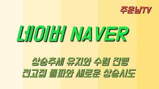 네이버 NAVER 주가 추세 분석 이제 중요한 변곡점입니다 대응방법 체크하세요 [upl. by Neelra]