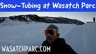 Snow Tubing at Wasatch Parc Eden Utah [upl. by Aleibarg346]