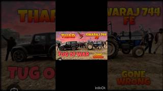 swaraj Vs thar 👿🔥💥 trending viral thar tharlover mahindra shortsfeed [upl. by Carder]