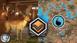 Diamond Fallow Deer Guide with map locations  Hirschfelden theHunter Call of the Wild 2021 [upl. by Bathulda]