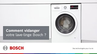 Comment vidanger votre lavelinge Bosch [upl. by Griggs176]