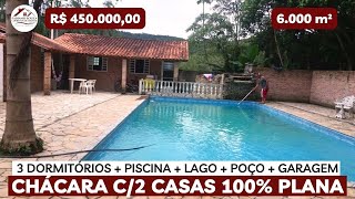 CHÁCARA C 2 CASAS  6000 M² R 450 MIL EM BIRITIBA MIRIMSP [upl. by Minnie]