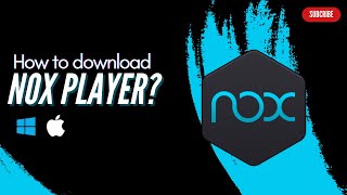 Nox Player Download amp Installation Guide  windows amp macbook emulator [upl. by Euqirrne]