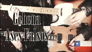 Gehena  Ases Falsos  Guitarra Tab Tutorial amp Cover [upl. by Malley20]