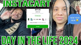 DAY IN THE LIFE OF AN INSTACART SHOPPER 2024  WORST CUSTOMER EVER STORYTIME  TIPS  TRICKS [upl. by Ellis991]