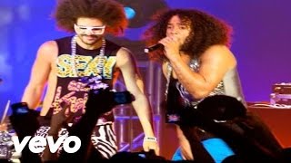 LMFAO  Sorry For Party Rocking Walmart Soundcheck Live [upl. by Aciruam]