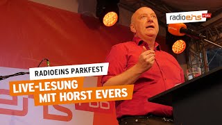 LiveLesung mit Horst Evers I Das radioeins Parkfest 2022 [upl. by Teuton]