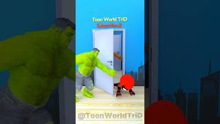 🤔 Why Did SpiderMan Fall When Hulk Tripped Over the Door 🚪😂 gta [upl. by Dagley]