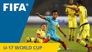 India v Colombia  FIFA U17 World Cup India 2017  Match Highlights [upl. by Annawaj889]