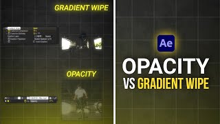 After Effect Opacity vs Gradient Wipe Master Stunning Transitions in After Effects  Tutorials [upl. by Bouley]