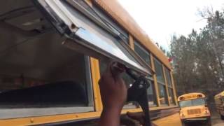 IC Bus Emergency Window Handle Replacement [upl. by Lancelle]