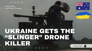 Australia Sends Ukraine the Slinger CounterDrone System [upl. by Easter]