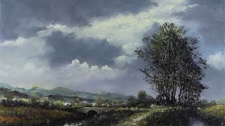 Summer Storm  Time Lapse Painting [upl. by Aloiv625]