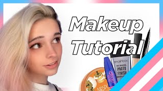 Trans Feminizing Makeup Tutorial Beginners Guide [upl. by Anilegna734]