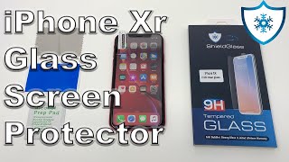 iPhone Xr Tempered Glass Screen Protector  Icy Shield Glass  How To Install [upl. by Notsob]