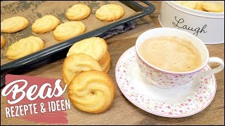 Butterringe backen  Das beste Kaffeegebäck Rezept  Kekse [upl. by Sheridan]