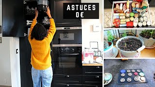 ORGANISATION CUISINE  RANGEMENT DES TIROIRS ⭐ ASTUCES 0 € ⭐ cuisine IKEA [upl. by Hallette]