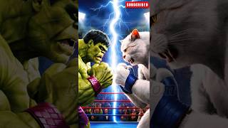 Chubby cat vs hulk cat cutecartooncatloverspidermanviralvideosviralviral [upl. by Belita468]