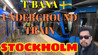 Tunnelbana  STOCKHOLM  Sweden🇸🇪 [upl. by Hesler]