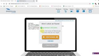 WhiteSmoke Free Online Grammar Checker Review [upl. by Adlesirc]