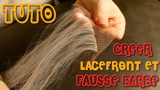 Tutorial  Fabriquer son postiche  Créer une lace front [upl. by Rosalynd]