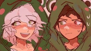 Komahina Tiktoks  A Danganronpa TikTok Compilation  •A Tired Person• [upl. by Yltneb]