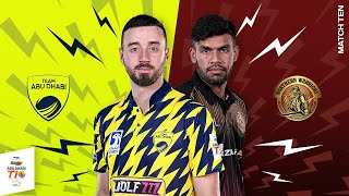 Match 10 HIGHLIGHTS  Team Abu Dhabi vs Northern Warriors  Day 4  Abu Dhabi T10 Season 6 [upl. by Ennovahc]