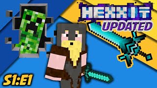 THINGS START OUT CRAZY  Minecraft Hexxit Updated S1E1 Minecraft Mod Series [upl. by Ahseeyt]