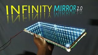 How to make INFINITY MIRROR for home decoration [upl. by Otrebogad711]